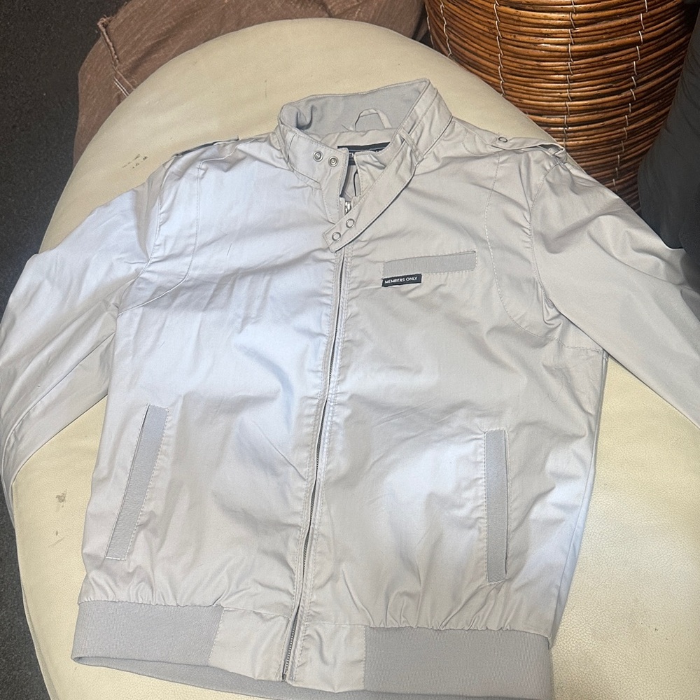 Men's Gray Members  only Jacket